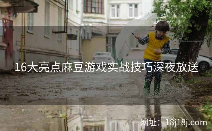 16大亮点麻豆游戏实战技巧深夜放送