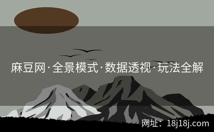 麻豆网·全景模式·数据透视·玩法全解